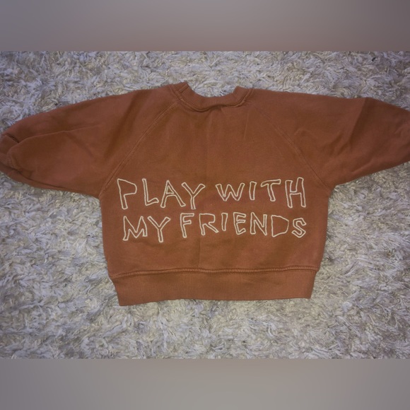 Baby Zara Rust Sweater - Picture 3 of 3